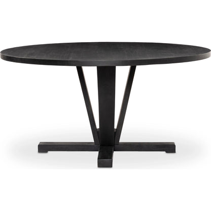 Cobain Dining Table by Four Hands. Made from solid mango in a modern style.