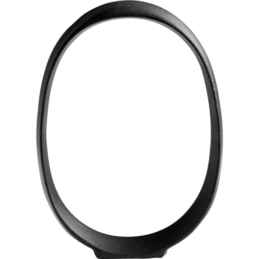 Classic Clique Sculpture by Cyan Design in charcoal. Made from aluminum in a modern style.