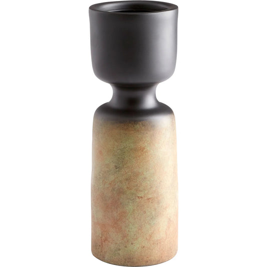 Chalice Urn by Cyan Design in rustic patina. Made from aluminum in a traditional style.