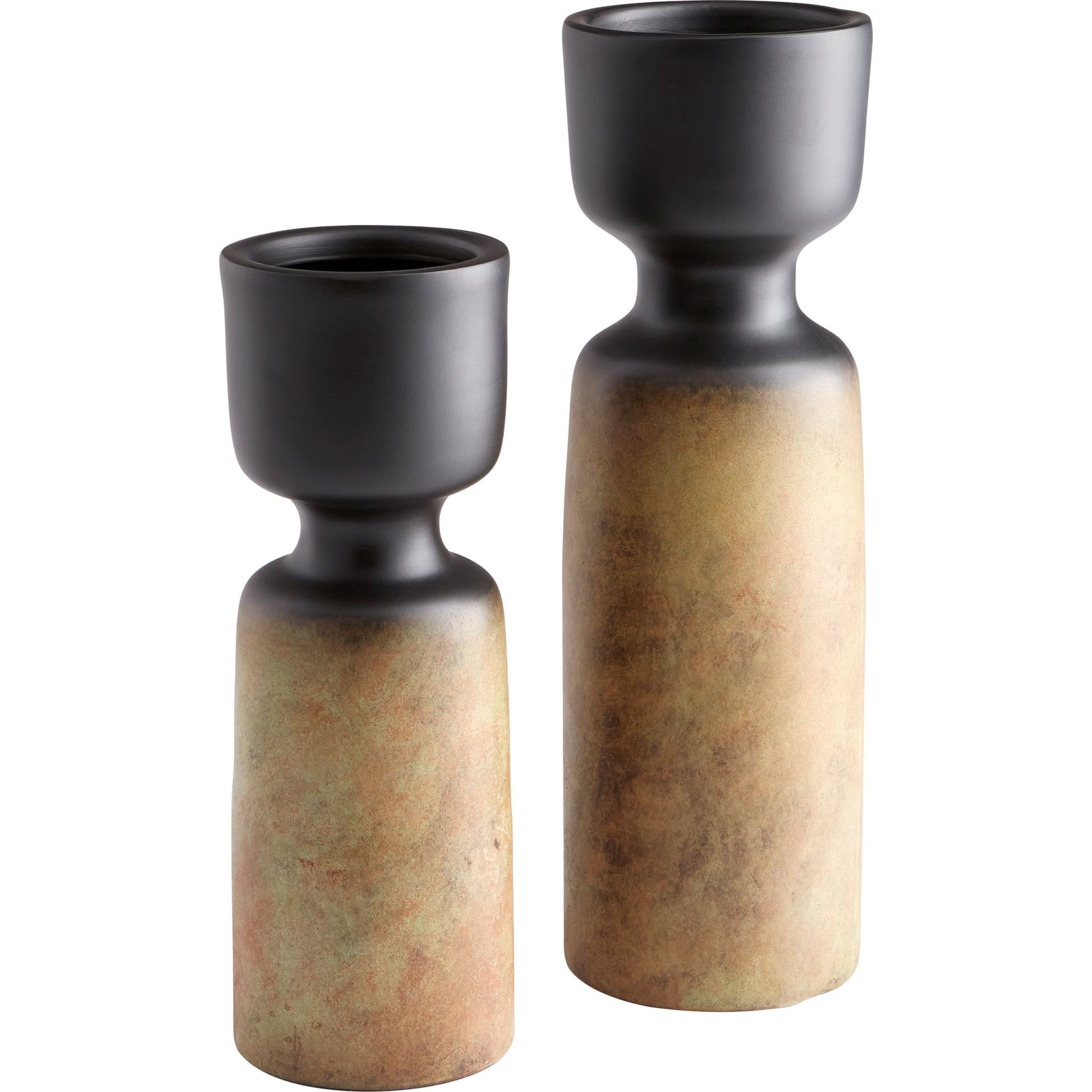 Chalice Urn by Cyan Design in rustic patina. Made from aluminum in a traditional style.