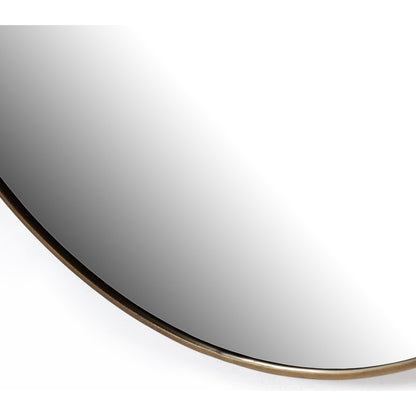 Vina Mirror by Four Hands in antiqued iron. Made from iron, mirror in a transitional style.