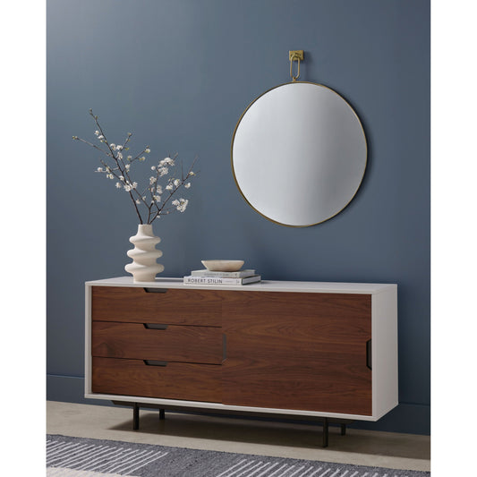 Vina Mirror by Four Hands. Made from unique in a transitional style.