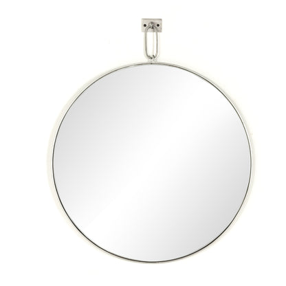 Vina Mirror by Four Hands in antiqued iron. Made from iron, mirror in a transitional style.