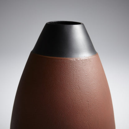 Regent Vase by Cyan Design in flamed copper. Made from aluminum in a eclectic & global style.