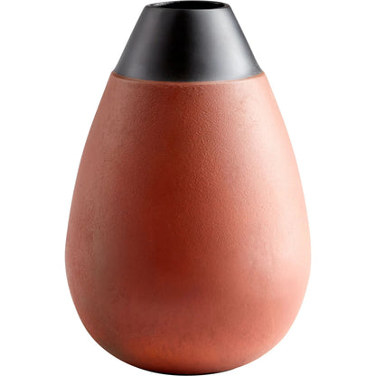 Regent Vase by Cyan Design in flamed copper. Made from aluminum in a eclectic & global style.