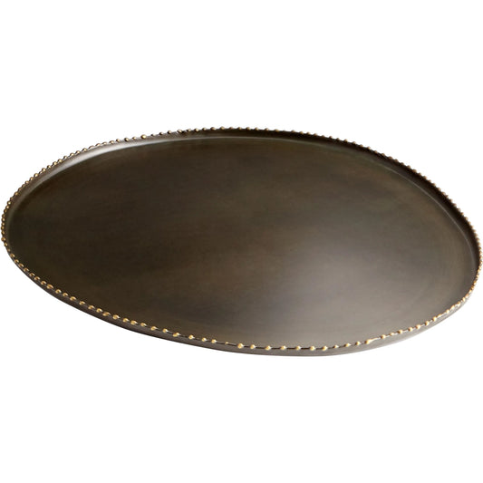 Rochester Tray by Cyan Design in antique black. Made from iron in a modern style.