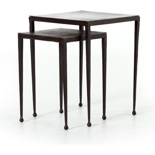 Dalston Nesting End Table by Four Hands. Made from aluminum, iron in a modern style.