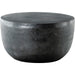 Basil Outdoor End Table by Four Hands. Made from aluminum in a modern style.