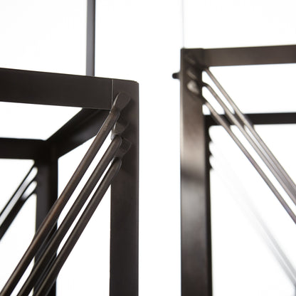 Ashbrook Candleholder by Cyan Design in dark copper. Made from iron, glass in a modern style.