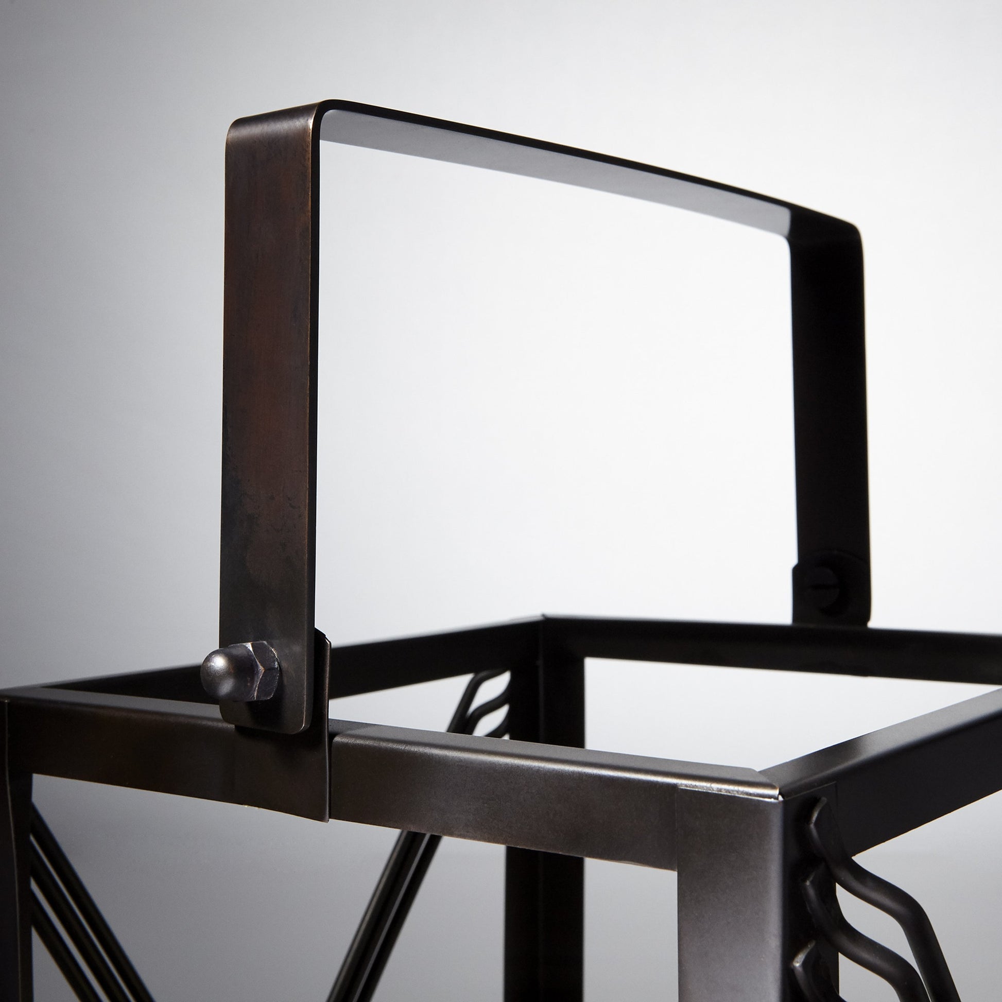 Ashbrook Candleholder by Cyan Design in dark copper. Made from iron, glass in a modern style.