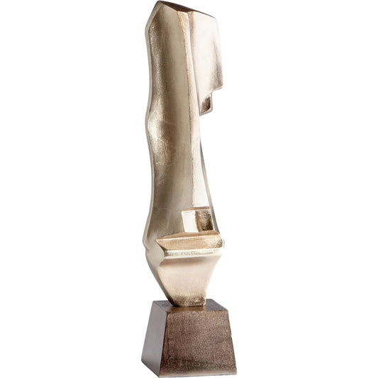 Muse Sculpture by Cyan Design in nickel. Made from aluminum in a eclectic & global style.