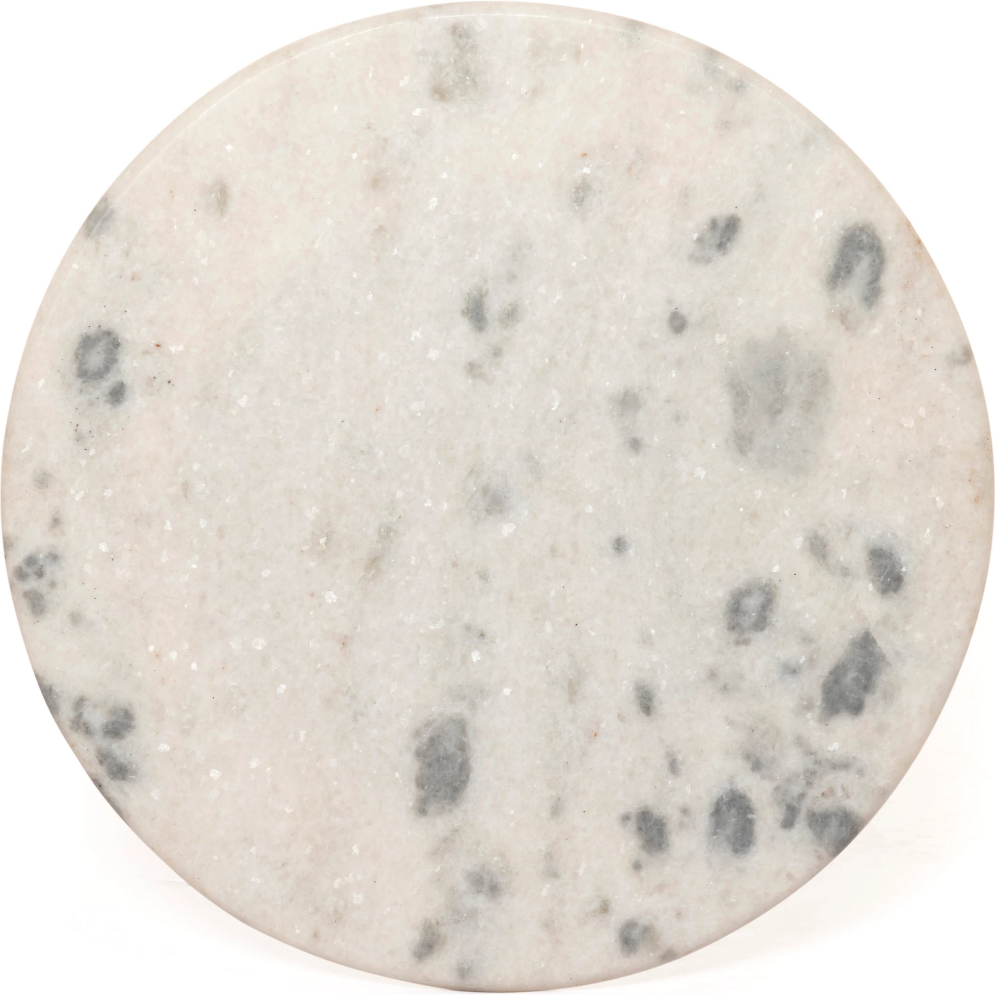 Lucy Side Table by Four Hands in carbon wash, white marble. Made from solid marble, iron, engineered hardwood in a modern style.