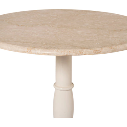 Lucy Side Table by Four Hands in carbon wash, white marble. Made from solid marble, iron, engineered hardwood in a modern style.