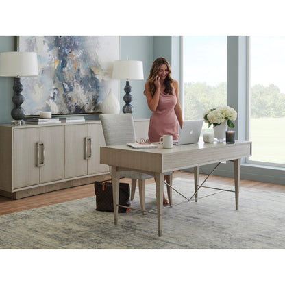 Westport Writing Desk by Sligh in dove gray. Made from unique in a modern style.
