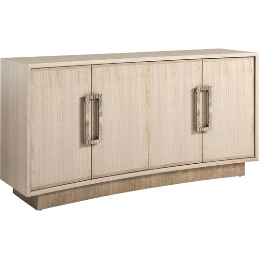 Donovan Media Console by Sligh in dove gray. Made from unique in a modern style.