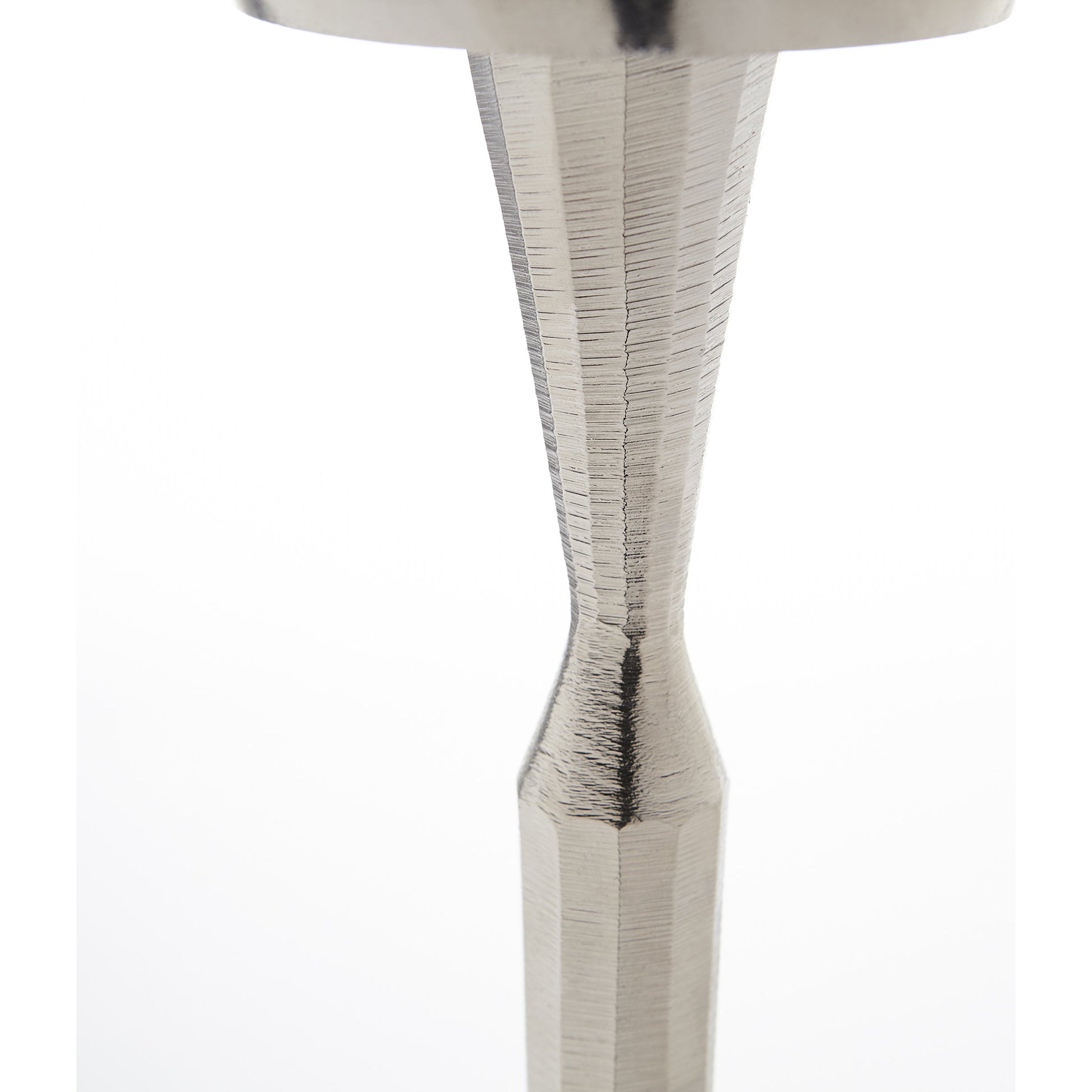 Reveri Candleholder by Cyan Design in nickel. Made from aluminum in a transitional style.