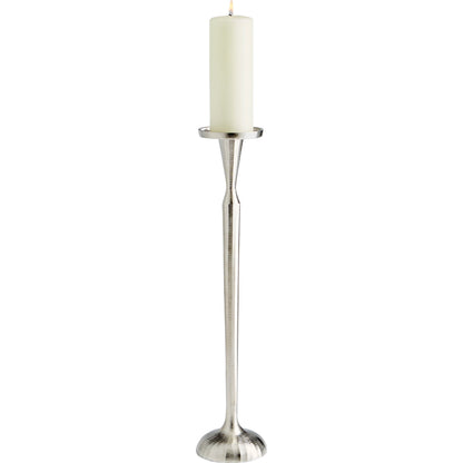 Reveri Candleholder by Cyan Design in nickel. Made from aluminum in a transitional style.