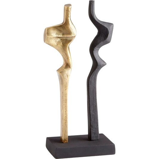Britons Sculpture by Cyan Design in antique brass, black. Made from aluminum in a eclectic & global style.