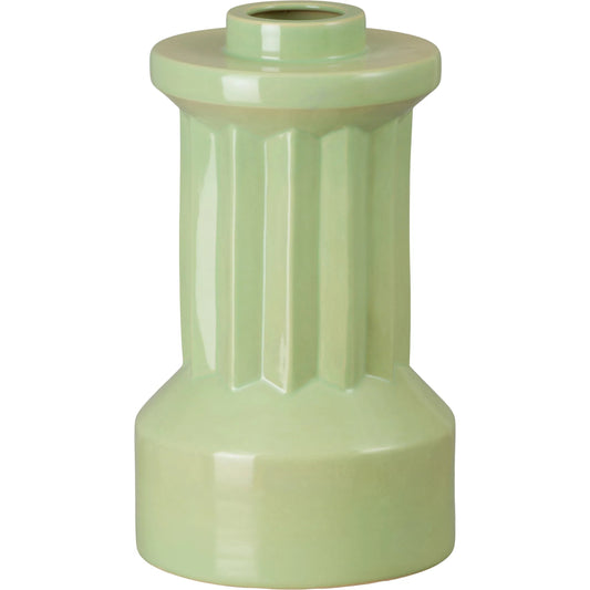 Intrepid Vase by Emissary in glossy glaze. Made from ceramic in a unique style.