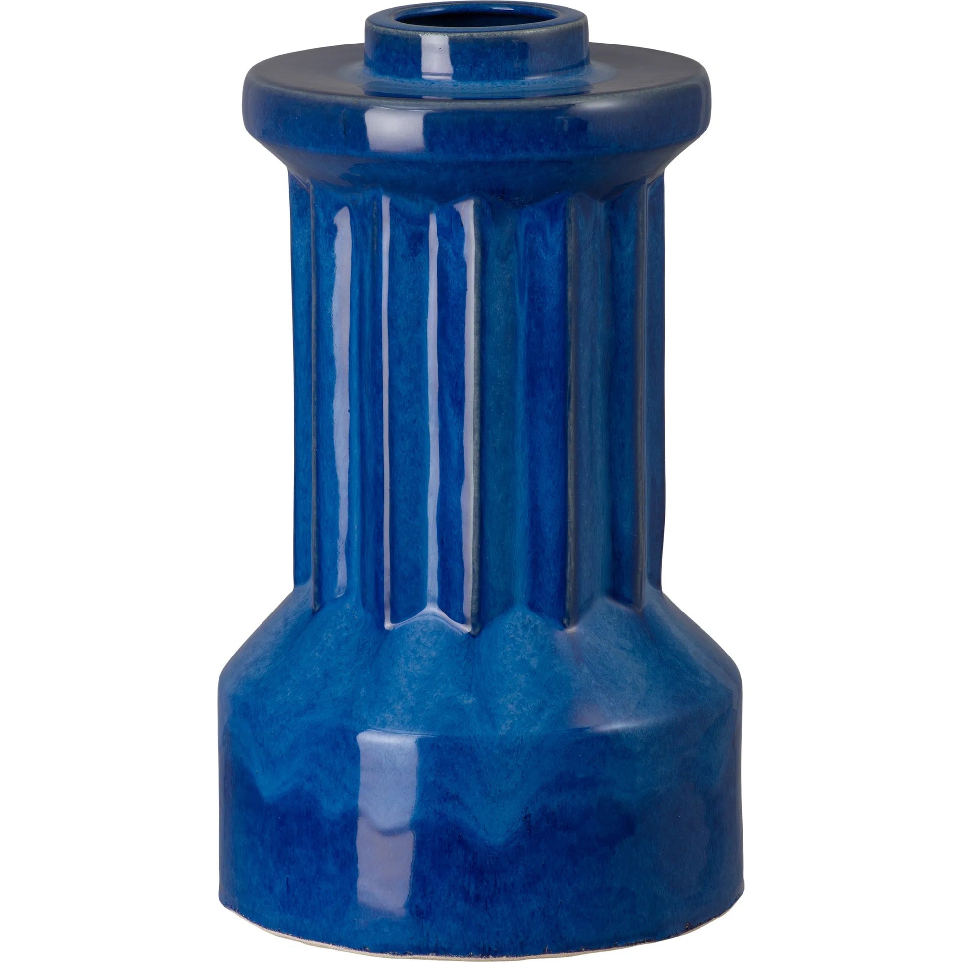 Intrepid Vase by Emissary in glossy glaze. Made from ceramic in a unique style.