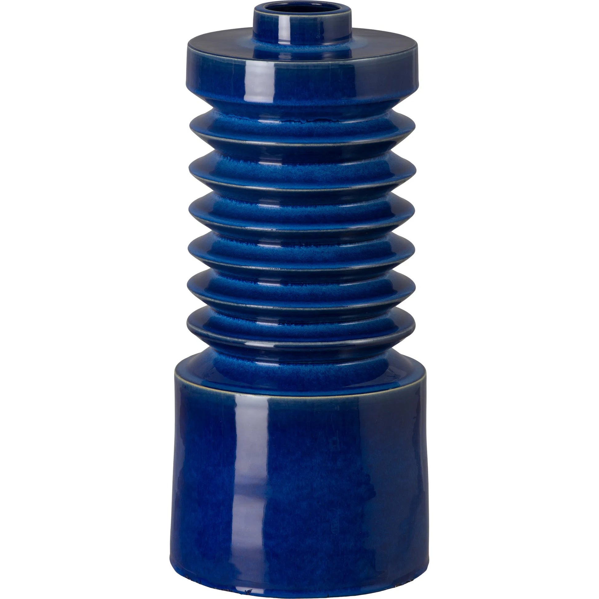 Jag Vase by Emissary in glossy glaze. Made from ceramic in a unique style.