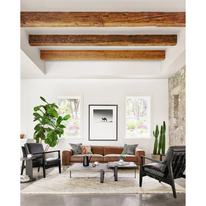 Griffon Side Table by Four Hands in rustic fossil. Made from iron in a modern style.