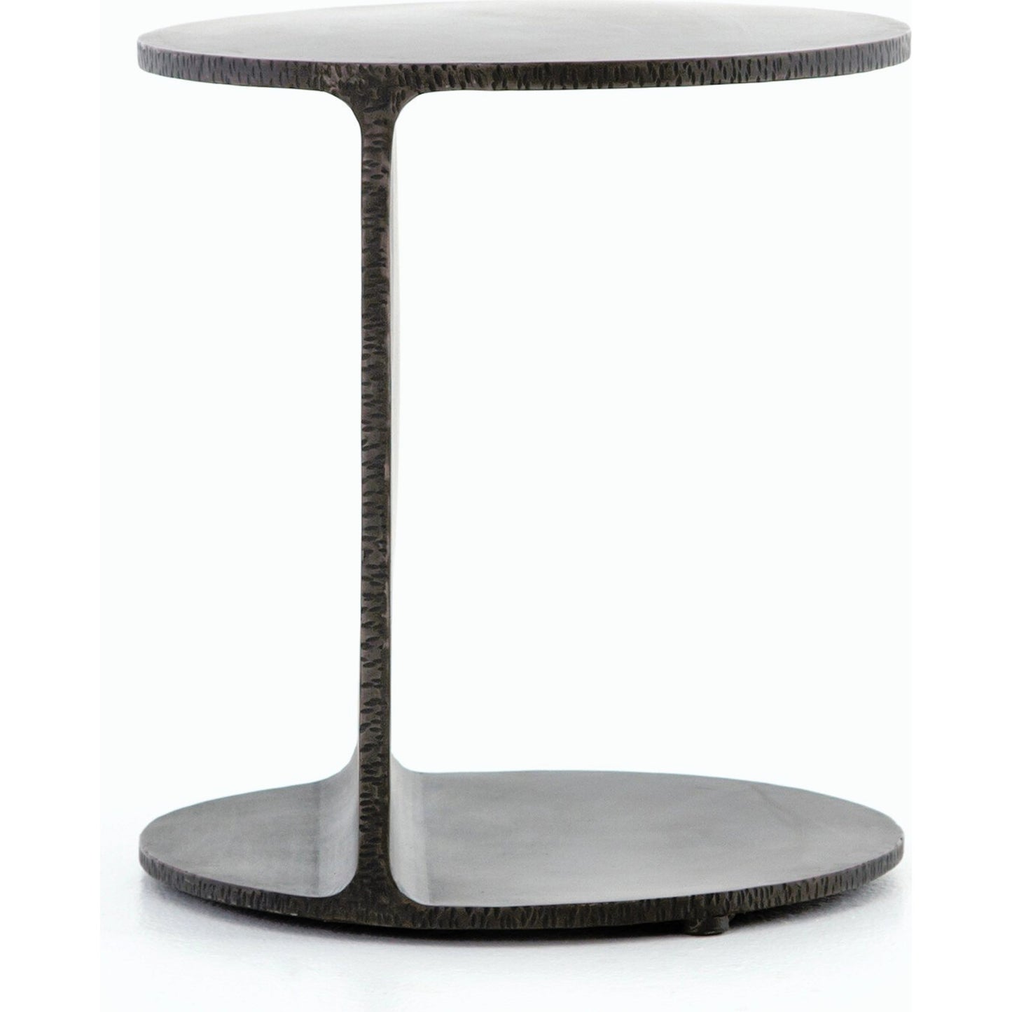 012 SI-1797751 | Additional Silo | Griffon Side Table by Four Hands in rustic fossil. Made from iron in a modern style.