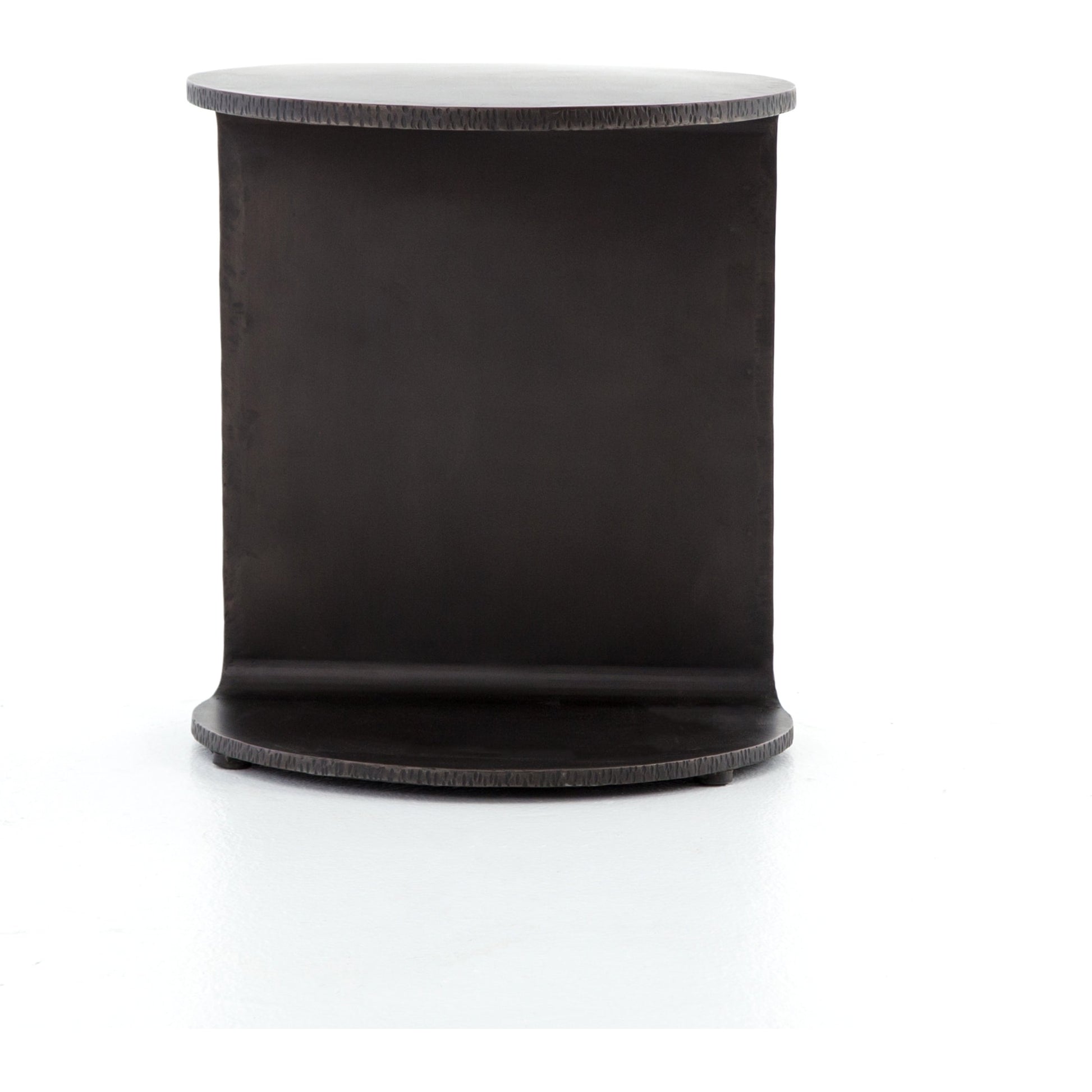 Griffon Side Table by Four Hands in rustic fossil. Made from iron in a modern style.