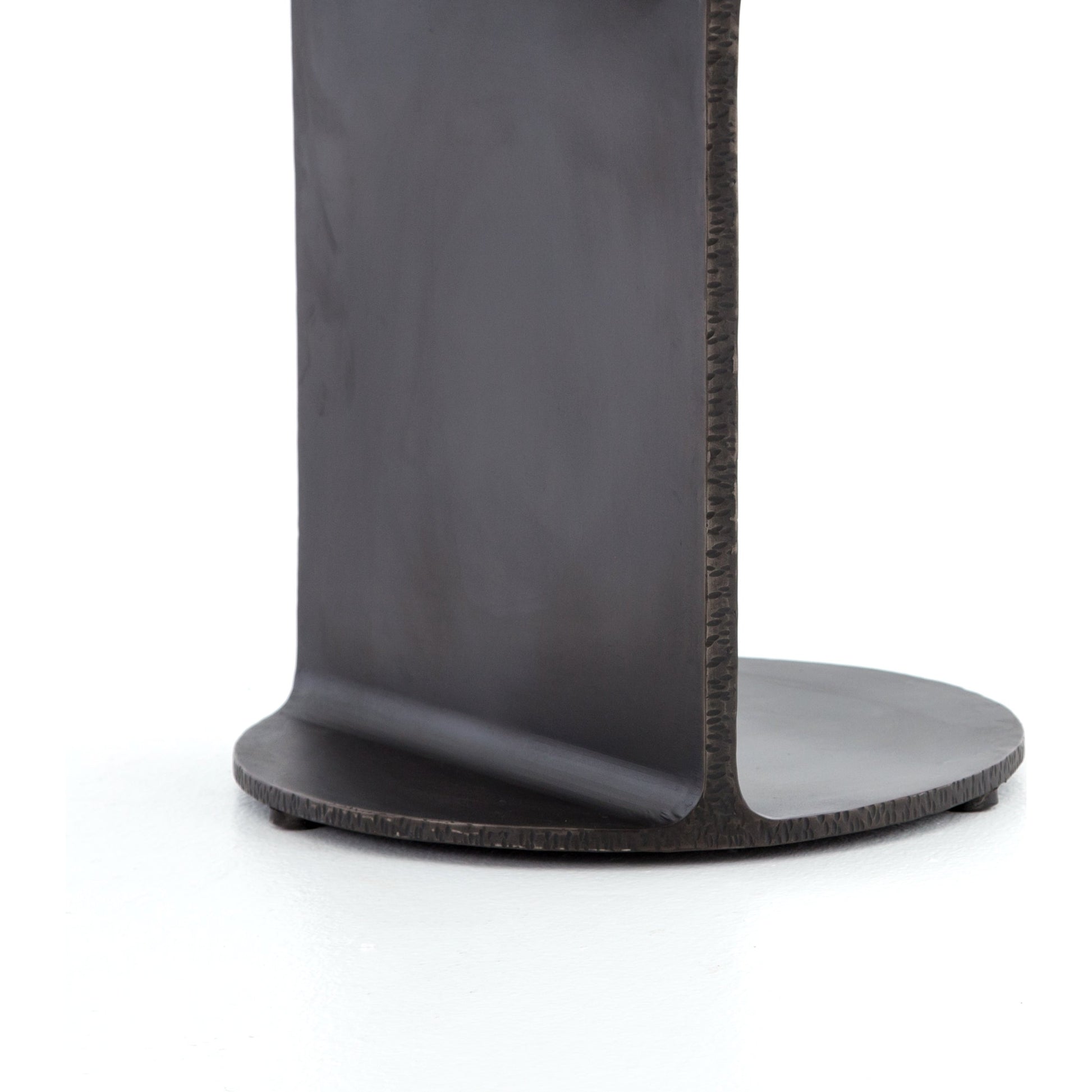 Griffon Side Table by Four Hands in rustic fossil. Made from iron in a modern style.