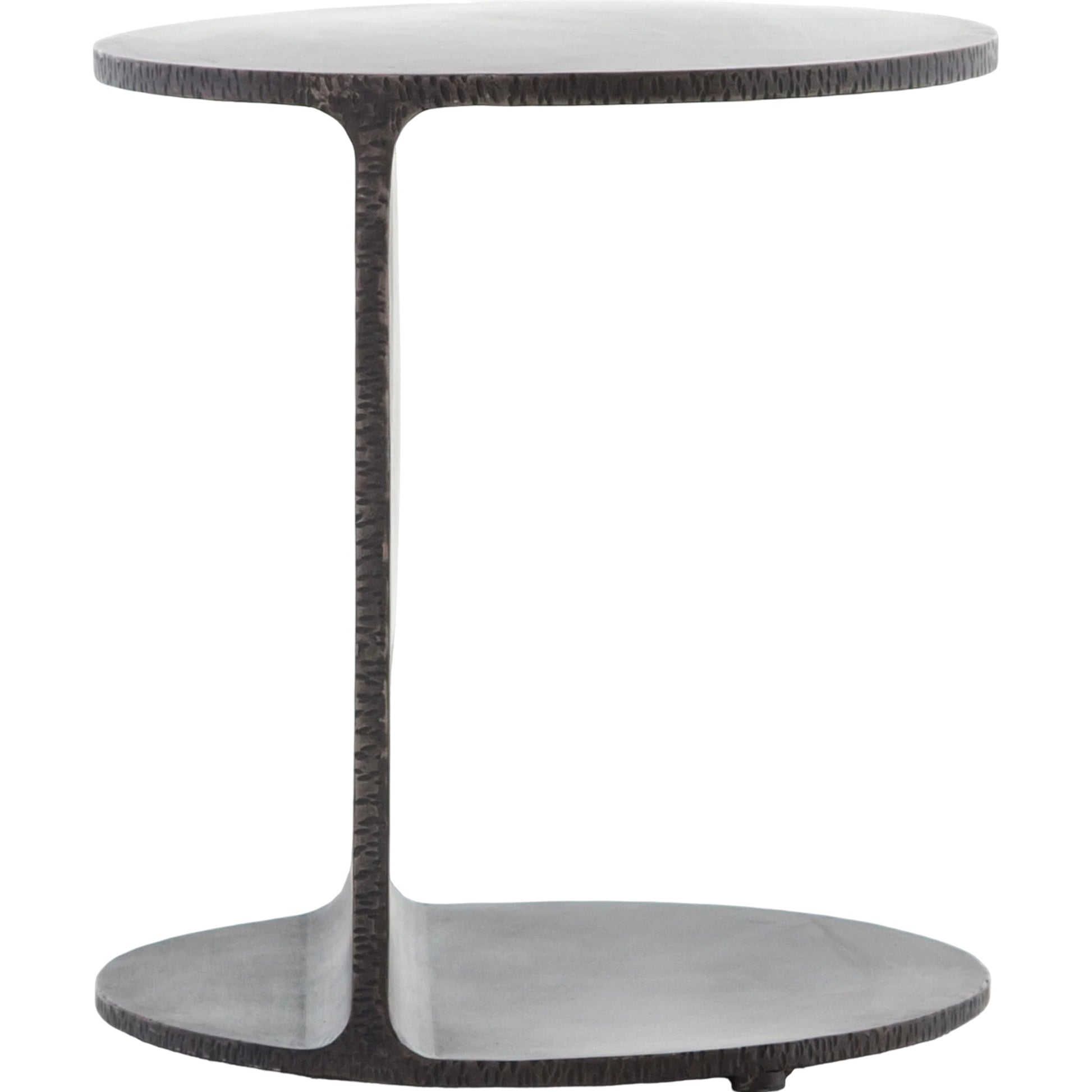 Griffon Side Table by Four Hands in rustic fossil. Made from iron in a modern style.