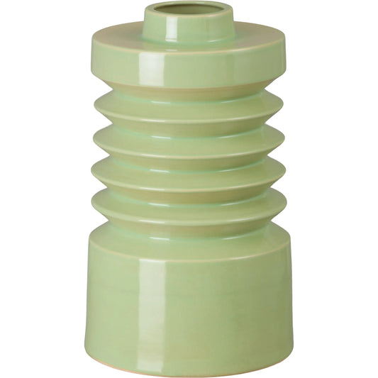 Jag Vase by Emissary in glossy glaze. Made from ceramic in a unique style.