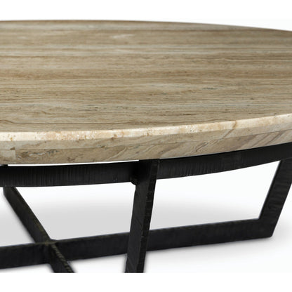 Felix Round Coffee Table by Four Hands. Made from unique in a modern style.