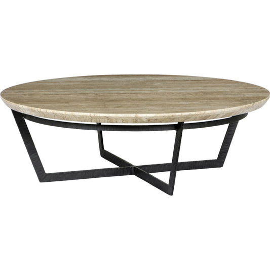 001 SI-2158154 | Primary Silo | Felix Round Coffee Table by Four Hands. Made from unique in a modern style.