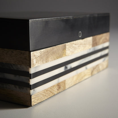 Avondale Container by Cyan Design in natural, black. Made from resin, wood in a eclectic & global style.