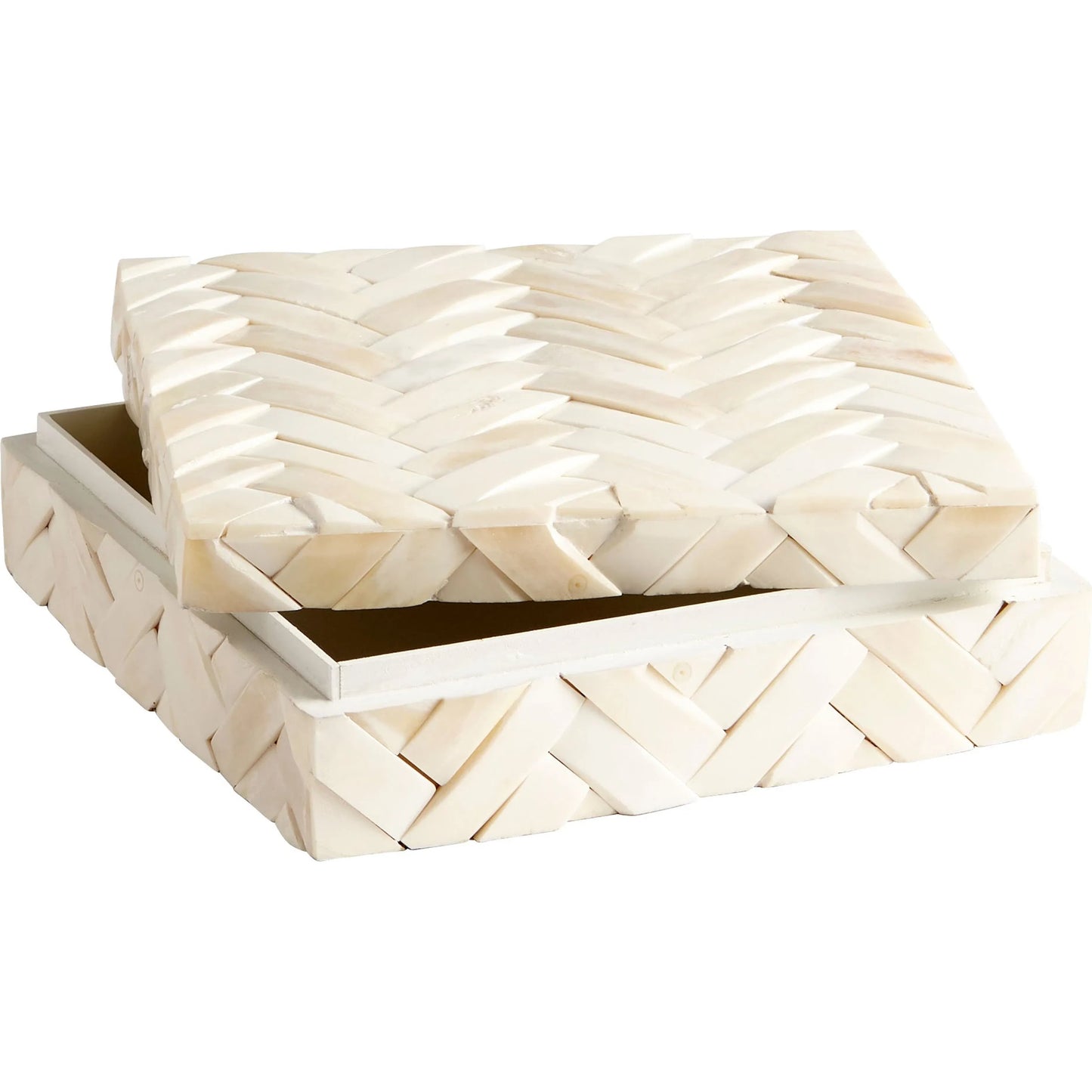 004 S-341941 | Additional Silo | Cumberland Container by Cyan Design in white. Made from bone, wood in a eclectic & global style.