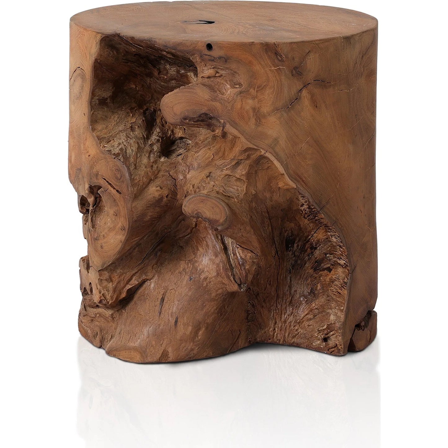 015 SI-1977847 | Additional Silo | Teak Stool by Four Hands. Made from solid teak in a modern style.