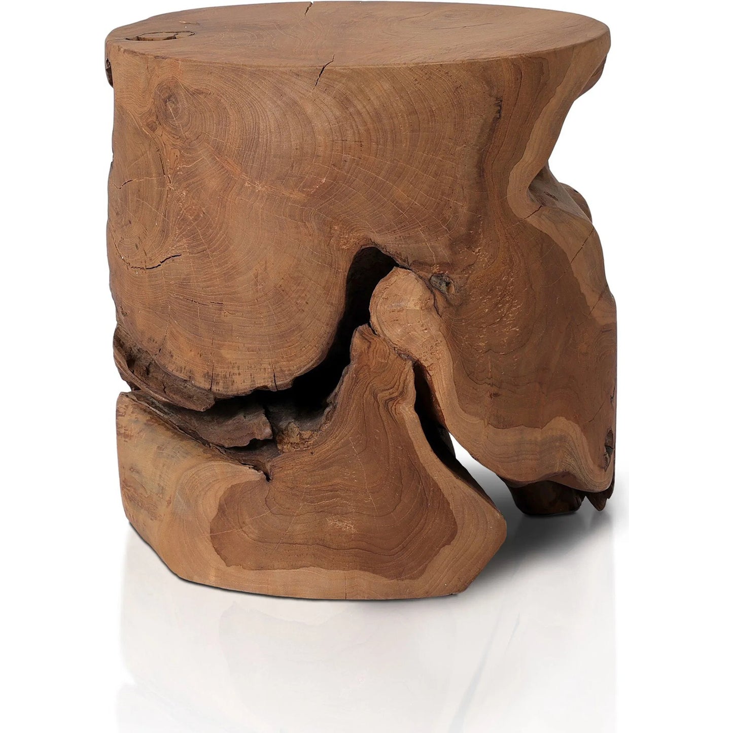 021 SI-1977847 | Additional Silo | Teak Stool by Four Hands. Made from solid teak in a modern style.