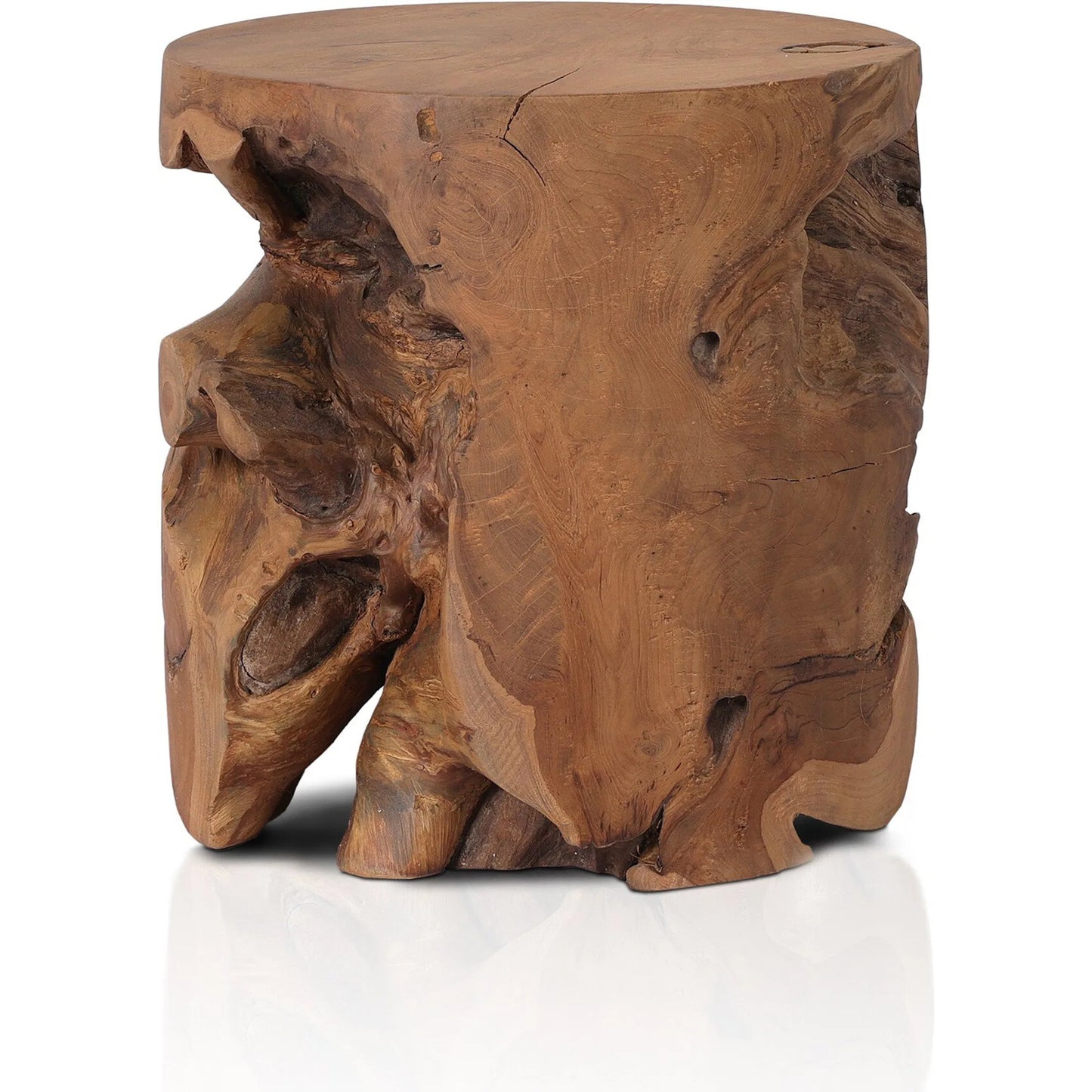 020 SI-1977847 | Additional Silo | Teak Stool by Four Hands. Made from solid teak in a modern style.