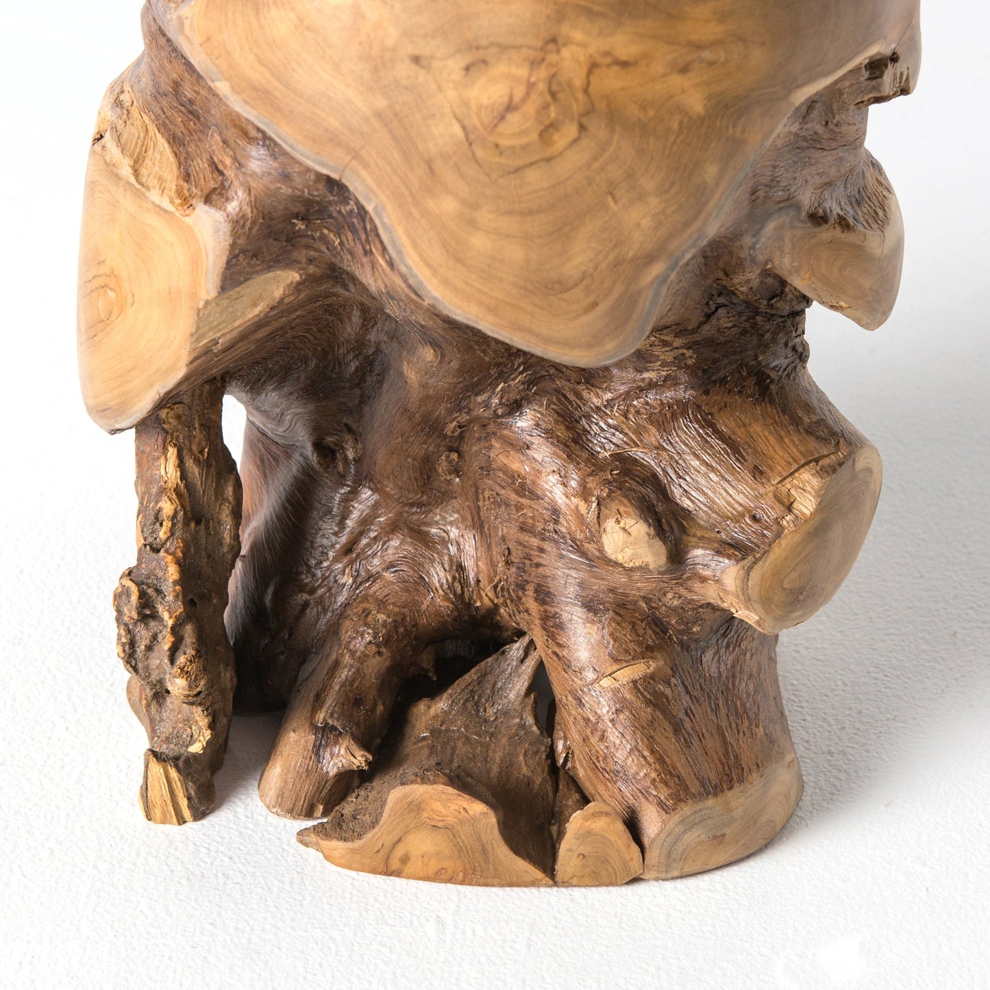 011 SI-1977847 | Additional Silo | Teak Stool by Four Hands. Made from solid teak in a modern style.