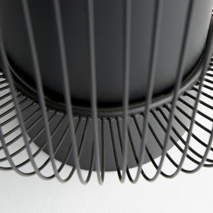 Carousel Table by Cyan Design in graphite. Made from iron, glass in a modern style.