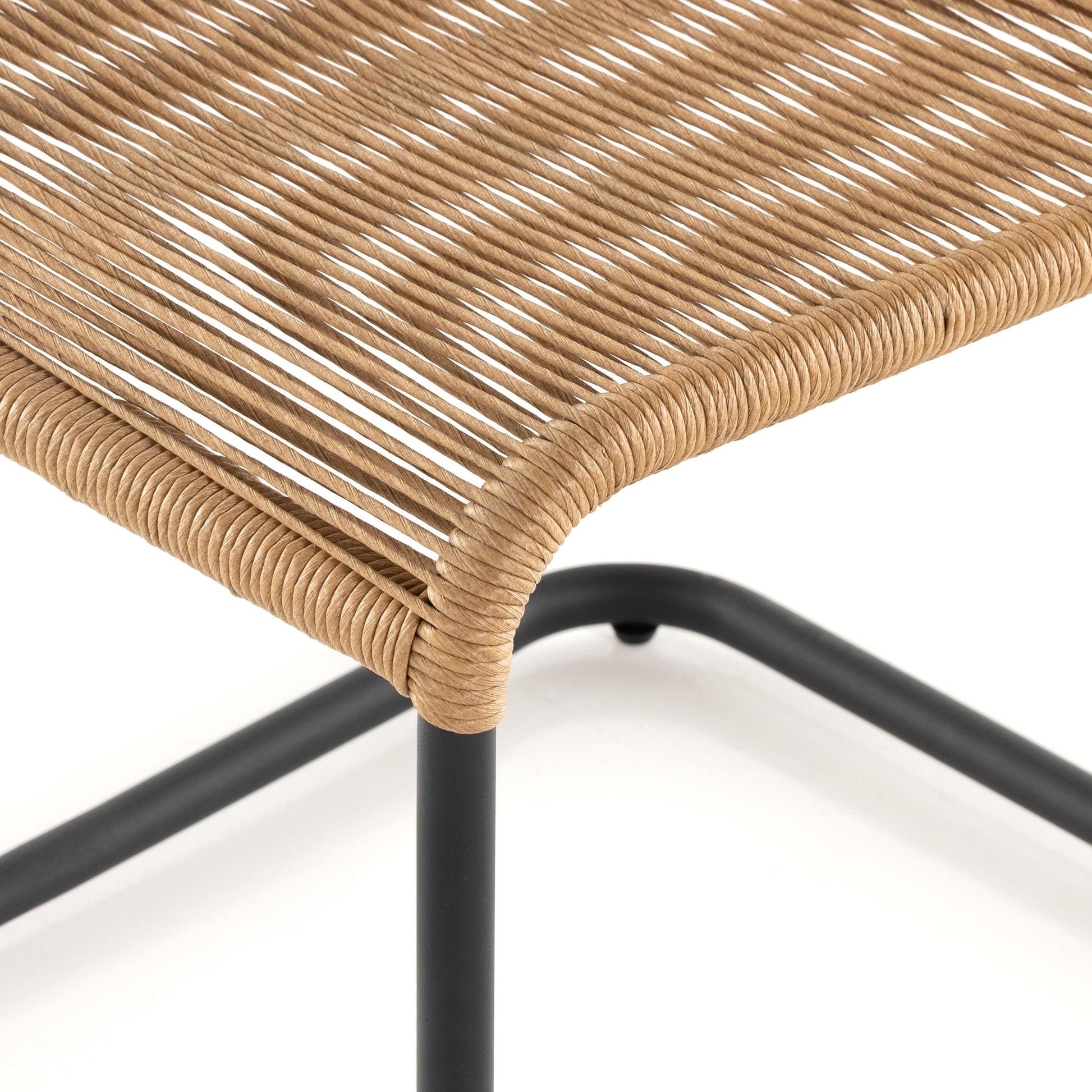 Grover Outdoor Dining Chair by Four Hands. Made from iron, 100% polyethylene in a coastal style.