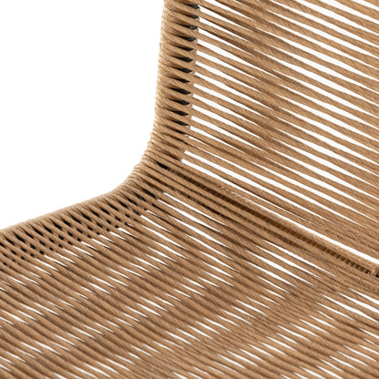 Grover Outdoor Dining Chair by Four Hands. Made from iron, 100% polyethylene in a coastal style.