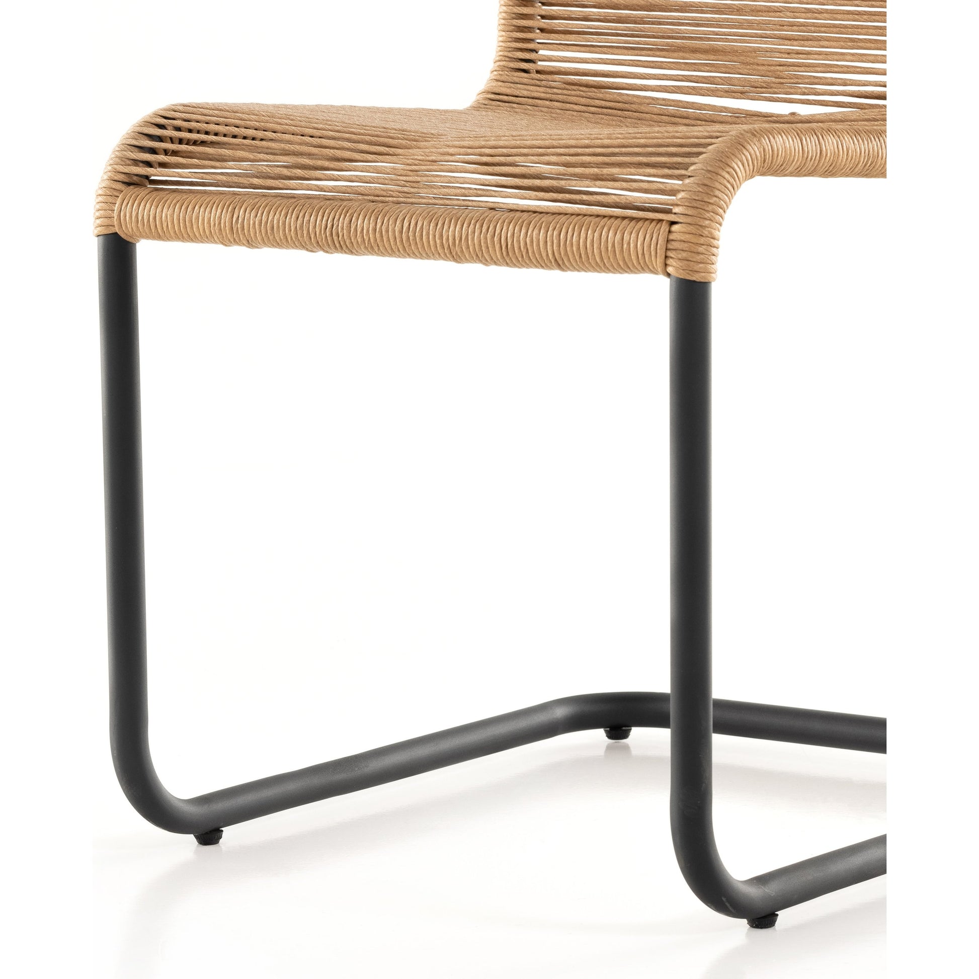 Grover Outdoor Dining Chair by Four Hands. Made from iron, 100% polyethylene in a coastal style.