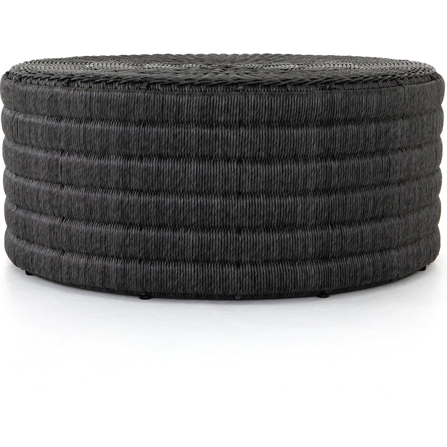 002 SI-1716043 | Additional Silo | Madura Coffee Table by Four Hands in vintage coal. Made from 100% polyethylene, aluminum in a coastal style.