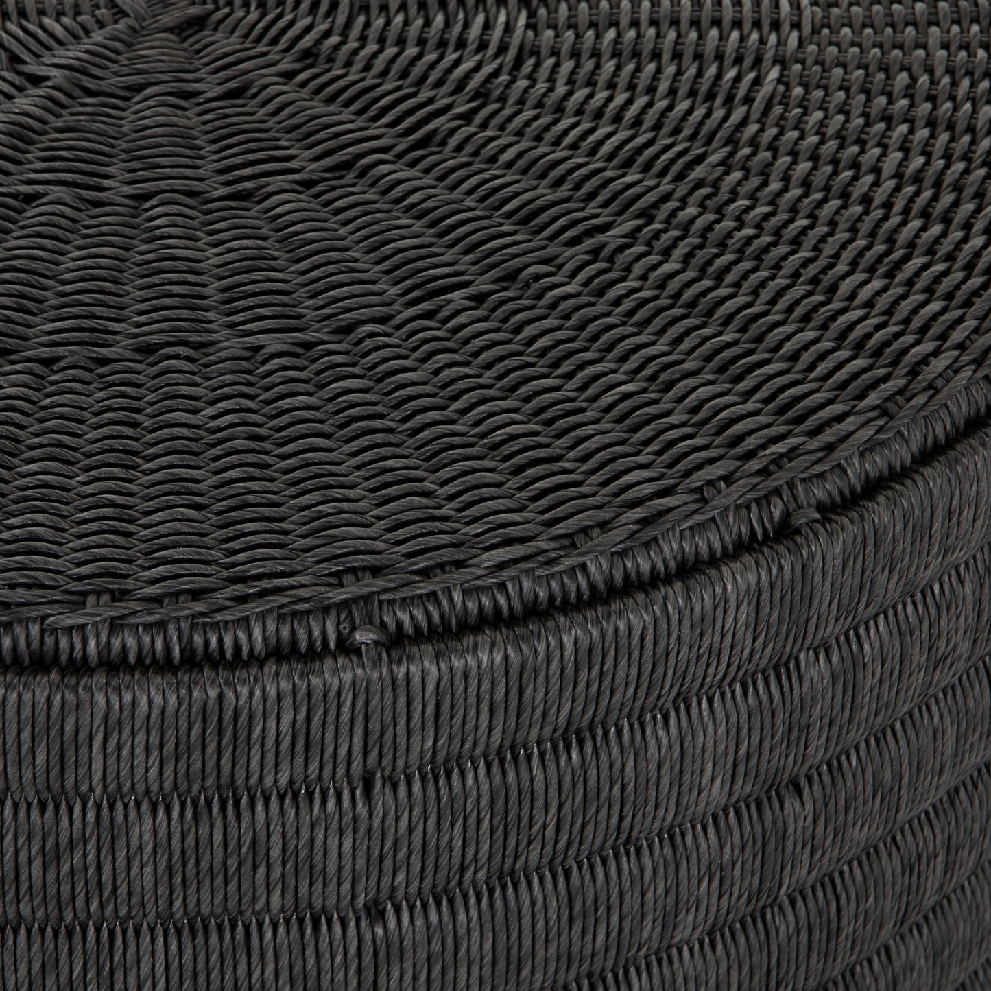 005 SI-1716043 | Additional Silo | Madura Coffee Table by Four Hands in vintage coal. Made from 100% polyethylene, aluminum in a coastal style.