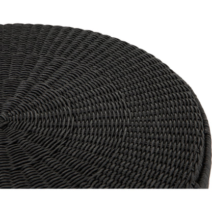 Madura Coffee Table by Four Hands in vintage coal. Made from 100% polyethylene, aluminum in a coastal style.