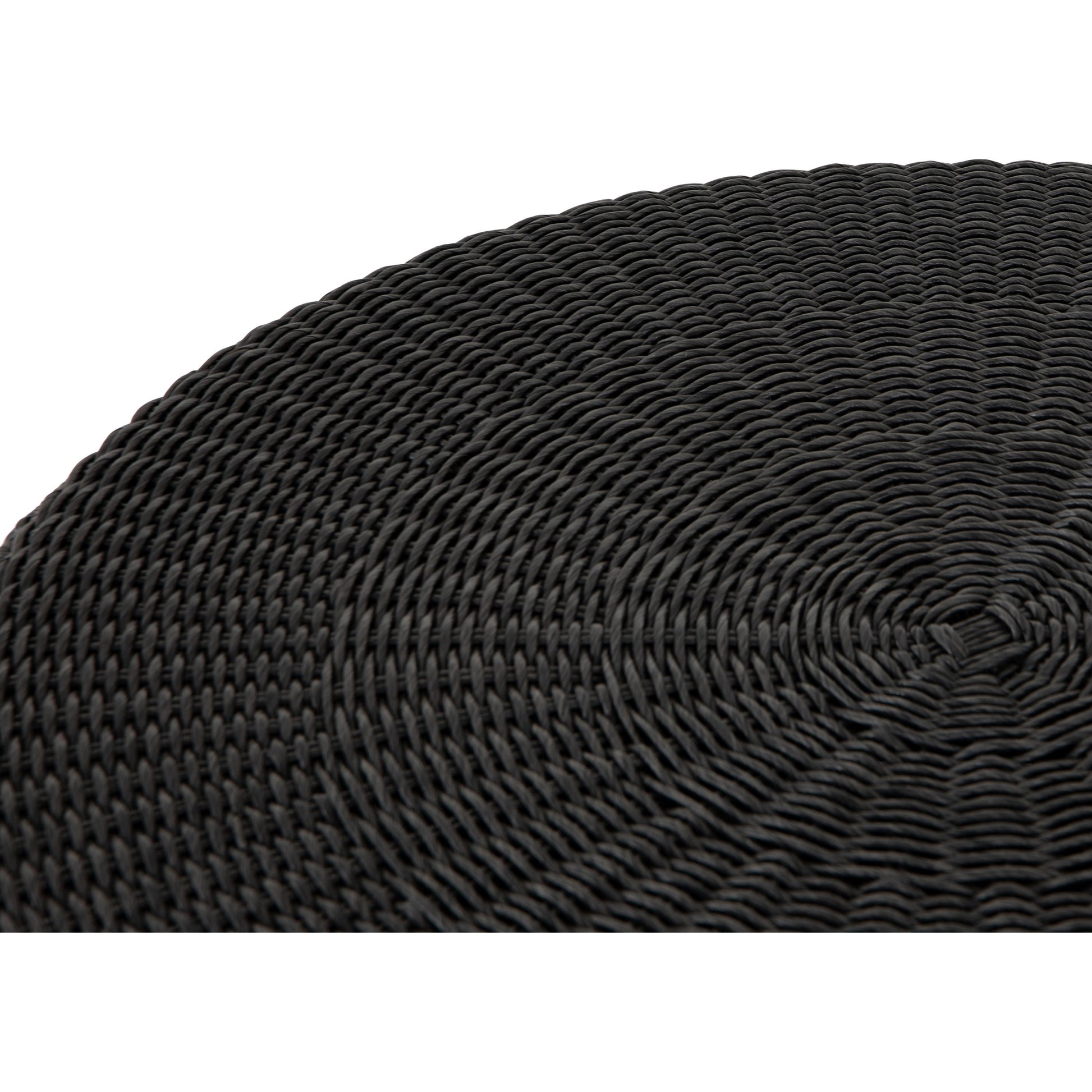 Madura Coffee Table by Four Hands in vintage coal. Made from 100% polyethylene, aluminum in a coastal style.