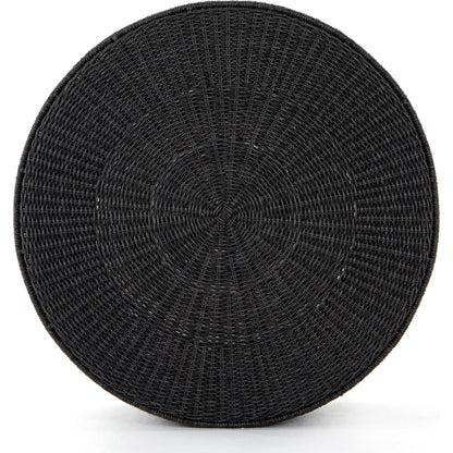 Madura Coffee Table by Four Hands in vintage coal. Made from 100% polyethylene, aluminum in a coastal style.