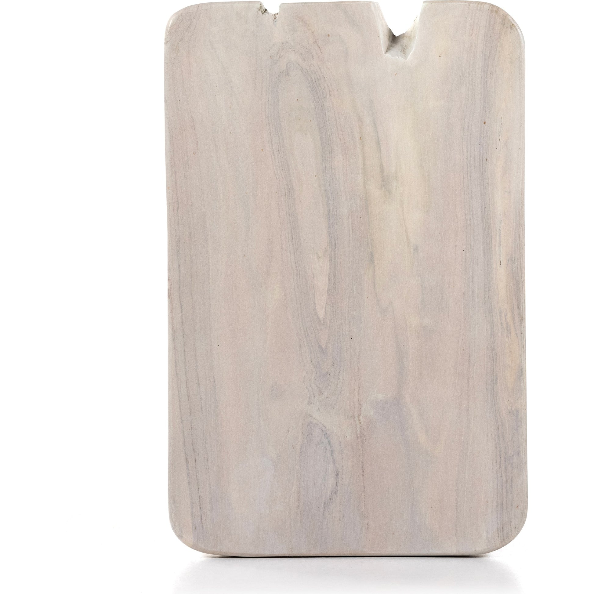 Zuri Stool by Four Hands in aged natural teak. Made from solid teak in a modern style.