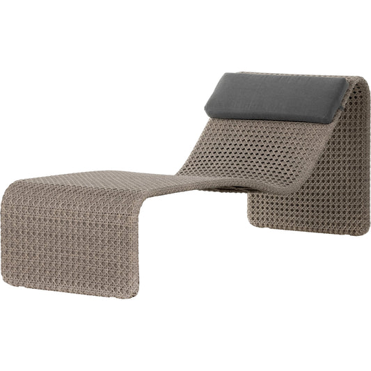 Paige Outdoor Woven Chaise by Four Hands. Made from unique in a coastal style.